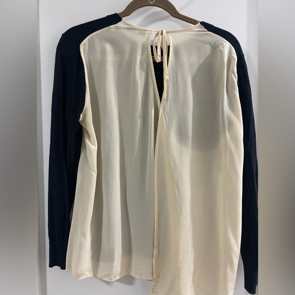 Sandro black and cream top - Picture 4 of 4